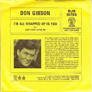 Pochette de I’m All Wrapped Up in You de Don Gibson