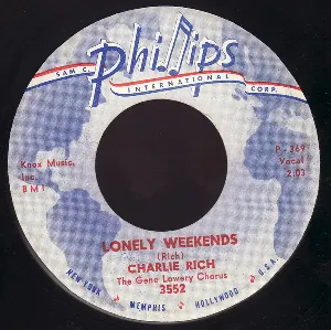 Pochette Lonely Weekends / Everything I Do Is Wrong