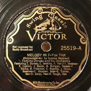 Pochette de Melody in F / Who’ll Buy My Violets de Tommy Dorsey and His Orchestra