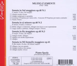 Pochette de Sonate, duetti & capricci: Complete Edition, Volume 13 de Muzio Clementi - Pietro Spada