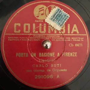 Pochette de Porta un bacione a Firenze / Piccola Butterfly de Carlo Buti