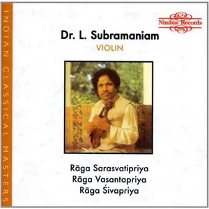 Pochette de Three Ragas For Solo Violin de L. Subramaniam
