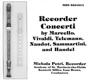 Pochette de Eight Baroque Recorder Concerti de Iona Brown - Michala Petri - Academy of St Martin in the Fields - Kenneth Sillito