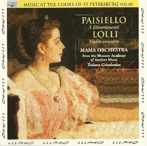 Pochette de Music at the Court of St Petersburg, Vol. III de Giovanni Paisiello