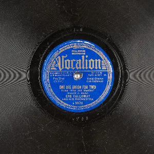 Pochette de One Big Union for Two / Doing the Reactionary de Cab Calloway and His Orchestra