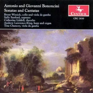 Pochette de Bononcini . Sonatas & Cantatas de Andrew Lawrence‐King