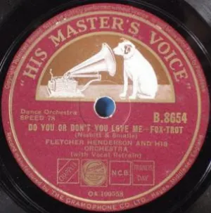 Pochette de Do You or Don't You Love Me / Where There's You, There's Me de Fletcher Henderson and His Orchestra