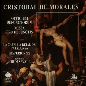 Pochette de Morales: Officium Defunctorum, Missa pro Defunctis de La Capella Reial de Catalunya
