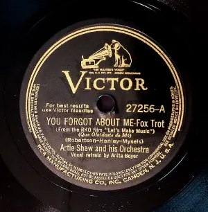 Pochette de You Forgot About Me / Whispers in the Night de Artie Shaw and His Orchestra