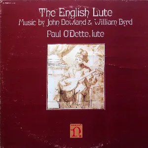 Pochette The English Lute: Music by John Dowland & William Byrd