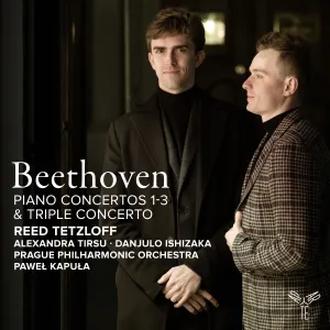 Pochette de Piano Concertos 1-3 & Triple Concerto de Ludwig van Beethoven
