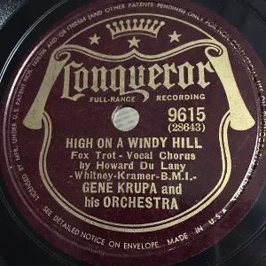 Pochette de High on a Windy Hill / Boogie Woogie Bugle Boy de Gene Krupa and His Orchestra