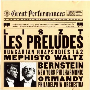 Pochette Les Preludes / Hungarian Rhapsodies 1 & 2 / Mephisto Waltz