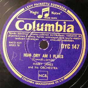 Pochette de How Dry I Am Blues / Dolores de Harry James and His Orchestra