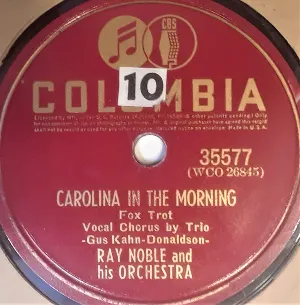 Pochette de Carolina in the Morning / If I Had My Way de Ray Noble and His Orchestra