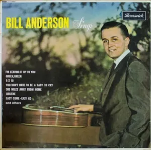 Pochette de Bill Anderson Sings de Bill Anderson