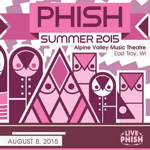 Pochette 2015‐08‐08: Alpine Valley Music Theatre, East Troy, WI, USA