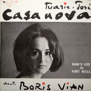 Pochette Marie-José Casanova chante Boris Vian