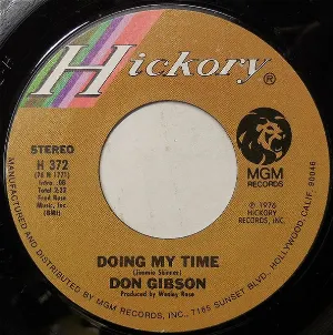Pochette de Doing My Time de Don Gibson