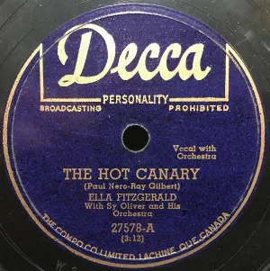 Pochette The Hot Canary / Two Little Men in a Flying Saucer