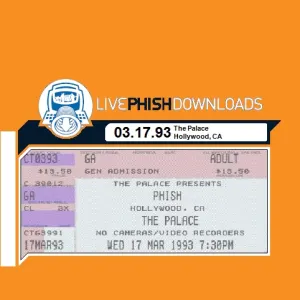 Pochette de 1993-03-17: The Palace, Hollywood, CA, USA de Phish