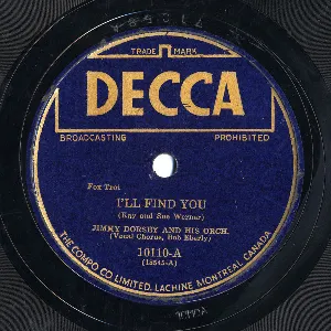 Pochette de I'll Find You / Only a Rose de Jimmy Dorsey and His Orchestra