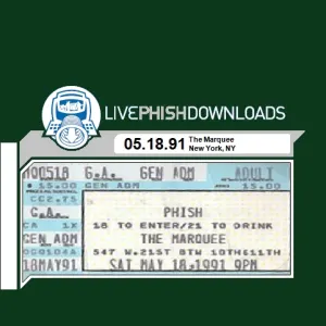 Pochette de 1991-05-18: The Marquee, New York, NY, USA de Phish