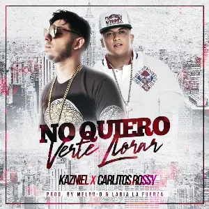 Pochette de No quiero verte llorar de Carlitos Rossy