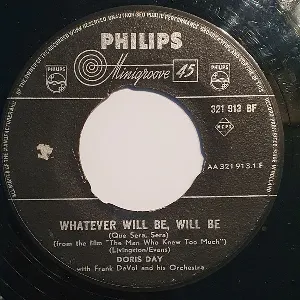 Pochette Whatever Will Be, Will Be / You Made Me Love You