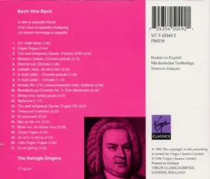 Pochette de Bach Hits Back: A New A Cappella Tribute de The Swingle Singers
