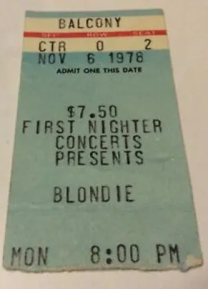 Pochette de 1978‐11‐06: Walnut Street Theater, Philadelphia, PA, USA de Blondie