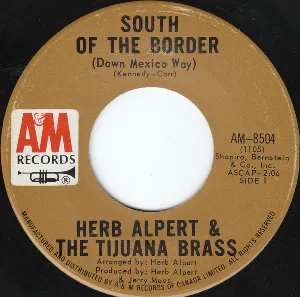 Pochette de South of the Border / All My Loving de Herb Alpert & the Tijuana Brass