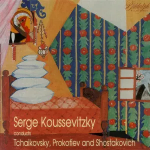 Pochette Koussevitzky Conducts Tchaikovsky, Prokofiev, and Shostakovich