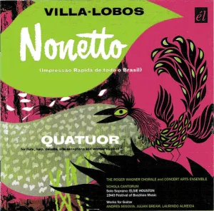 Pochette de Nonetto (Impressão Rapidá de todo o Brasil) / Quatuor for Flute, Harp, Celesta, Alto Saxophone and Women's Voices de Heitor Villa‐Lobos