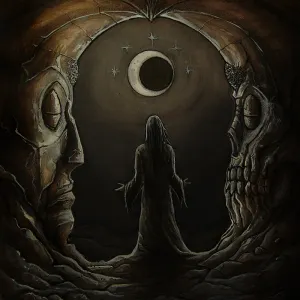 Pochette de Gouffre onirique et abîmes cosmiques de Neige et Noirceur