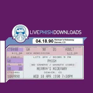 Pochette de 1990-04-18: Herman's Hideaway, Denver, CO, USA de Phish