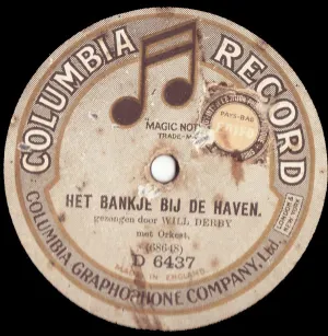 Pochette de Moeder / Het bankje bij de haven de Willy Derby