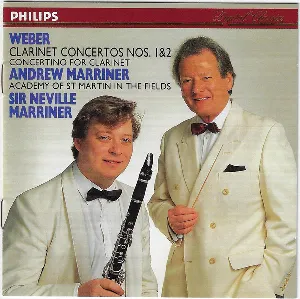 Pochette Clarinet Concertos Nos. 1 & 2 / Concertino for Clarinet