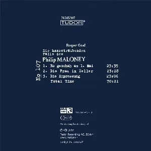 Pochette de Die haarsträubenden Fälle des Philip Maloney, N° 107 de Roger Graf