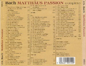 Pochette Matthäus Passion