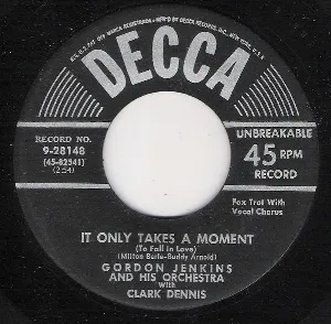 Pochette de It Only Takes a Moment (To Fall in Love) / If They Ask Me de Gordon Jenkins & His Orchestra