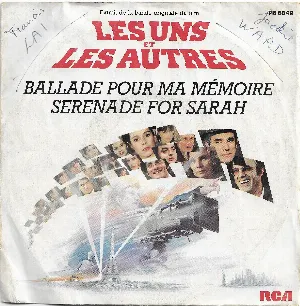 Pochette Extrait de la bande originale du film Les Uns et les Autres: Ballade pour ma mémoire / Serenade for Sarah