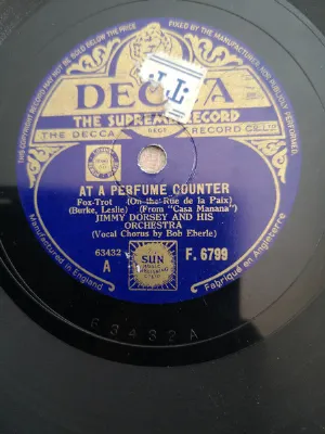 Pochette de At a Perfume Counter / I'm Gonna Lock My Heart de Jimmy Dorsey and His Orchestra