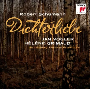 Pochette de Schumann: Fantasiestücke op. 73, Dichterliebe op. 48, Andante und Variationen op. 46 de Jan Vogler - Robert Schumann - Hélène Grimaud