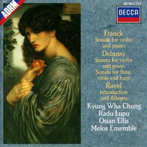 Pochette Franck: Sonata for Violin and Piano / Debussy: Sonata for Violin and Piano / Sonata for Flute, Viola and Harp / Ravel: Introduction and Allegro