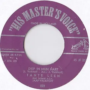 Pochette de Diep in mijn hart de Tante Leen