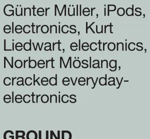 Pochette de Ground de Günter Müller