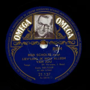 Pochette de Liev’ling ik hou alleen van jou / In de cafetaria van Milano de Bob Scholte