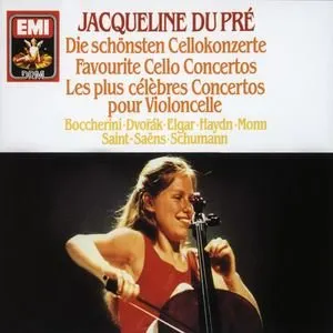 Pochette de Favourite Cello Concertos de Robert Schumann - Camille Saint‐Saëns - Edward Elgar - Luigi Boccherini - Jacqueline du Pré - Antonín Dvořák - Joseph Haydn