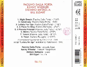 Pochette de Tales de Stefano Battaglia - Kenny Wheeler - Paolino Dalla Porta